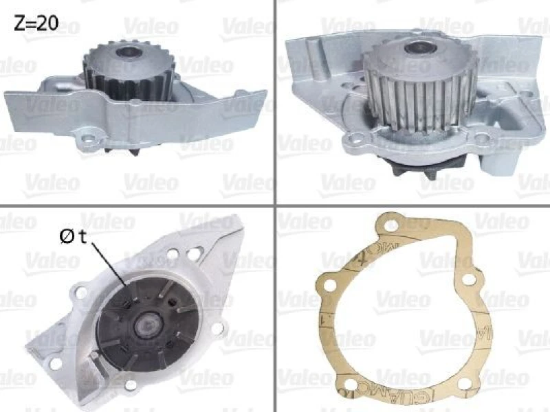 Image of VALEO Water pump VALEO 506029