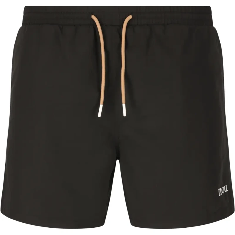 Image of Swim shorts with logo Nou Veritas Noir Male 5XL