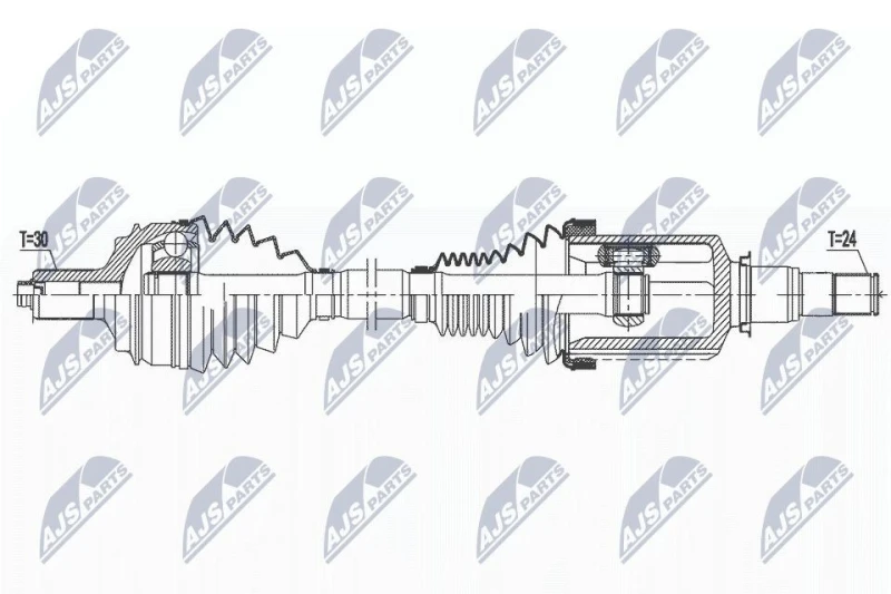 Image of NTY Drive shaft NTY NPW-ME-154