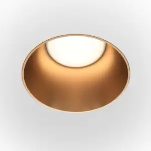 image of Maytoni Lighting - Maytoni Maytoni Share Round Recessed Downlight Matt Gold GU10