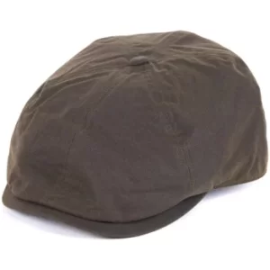 Image of Barbour Mens Portland Bakerboy Cap Olive Large
