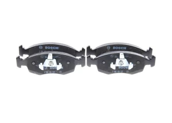 Image of Bosch Brake pad set FIAT,LANCIA 0 986 494 537 77365927,77365945,77366212 77366378,BP1458,E990R02A10800466,77366274,6001073454,77365927,77365945