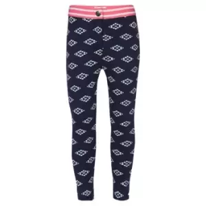 image of Original Penguin Print Leggings Junior Girls - Grey