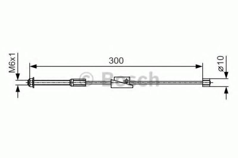 Image of Handbrake cable Bosch 1 987 482 132