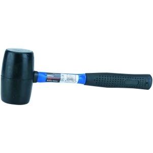 image of Wickes General Purpose Black Rubber Mallet - 24oz