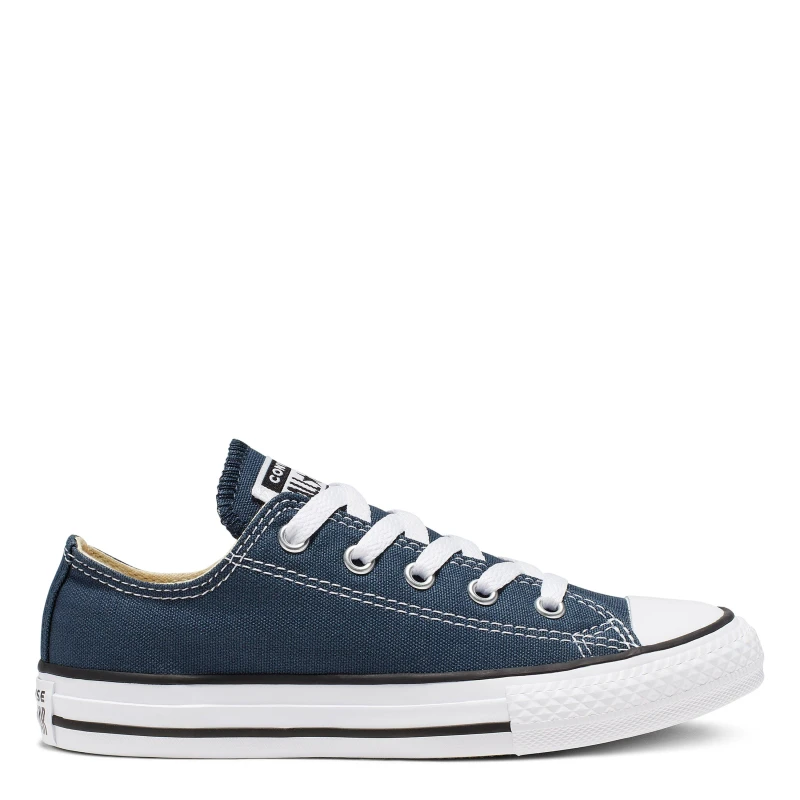 Image of (12.5) Converse C. Taylor All Star Youth OX 3J237C Kids Navy Blue plimsolls