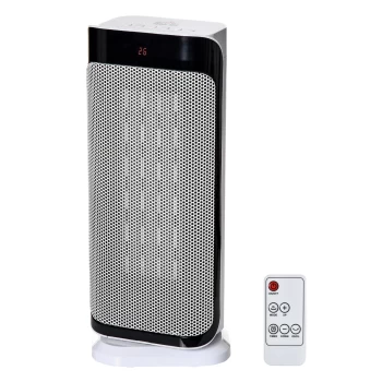 Image of HOMCOM Portable Oscillating Ceramic Space Heater with Over Heating & Tip-Over Protection