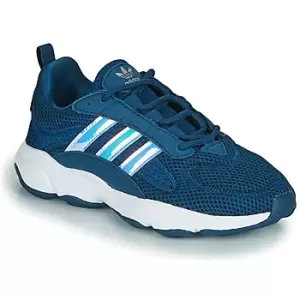 image of adidas HAIWEE J boys's Childrens Shoes Trainers in Blue - Sizes 5,Kid 5