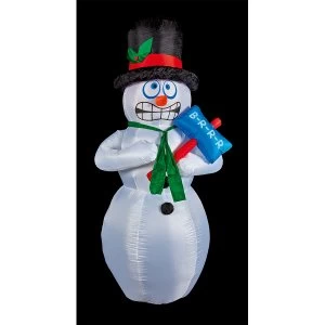 image of Premier Decorations 2.1M Inflatable Shivering Snowman