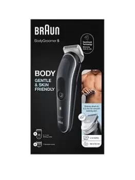 image of Braun Body Groomer 5 Bg5350 Manscaping Tool For Men With Sensitive Comb