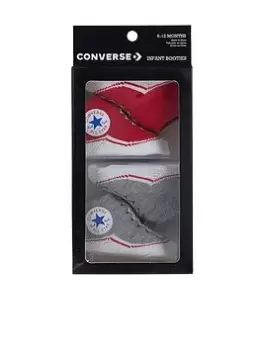 Converse Younger Chuck Infant Toddler Bootie 2pk, Grey