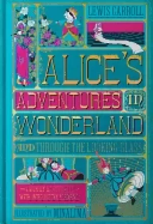 Image of alices adventures in wonderland illustrated with interactive elements and t