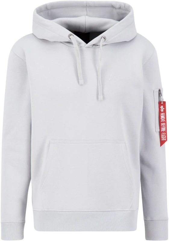 Image of Alpha Industries Air Force Hoodie, grey, Size L for Men