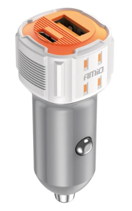 Image of AMiO 03883 Car mobile phone charger Number of inlets/outlets: 2 Car mobile phone charger (100026)