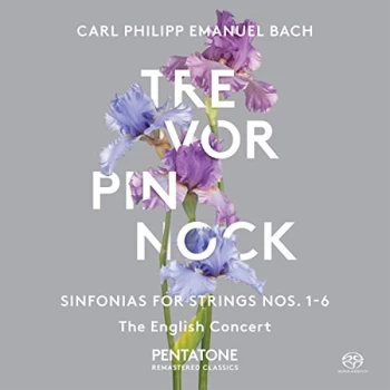 Image of The English Concert - Carl Philipp Emanuel Bach: Sinfonias for Strings Nos. 1-6 CD