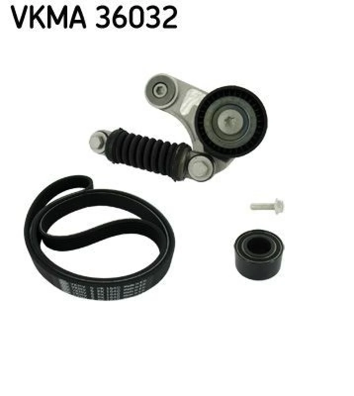 Image of SKF V-Ribbed Belt Set SKF VKMA 36032