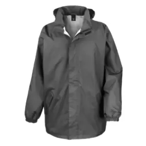 image of Result Mens Core Midweight Waterproof Windproof Jacket (2XL) (Steel Grey)