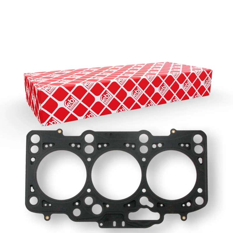 Image of FEBI BILSTEIN 32466 Head Gasket 1mm, Notches/Holes Number: 1 Metal Gasket,cylinder head (318)