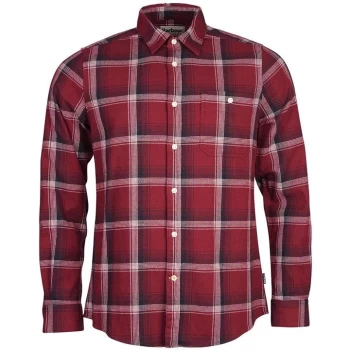 Image of Barbour Chester Tailored Shirt - Merlot RE94
