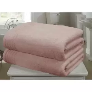 image of Rapport Home Furnishings So Soft Towel Bale 500gsm - 2 Piece - Dusty Pink