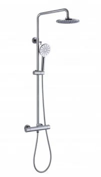 Image of Wickes Allure Thermostatic Mixer Shower and Diverter - Chrome