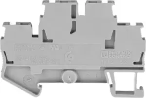 image of Phoenix Contact Grey STTB 2.5 Double Level Terminal Block, 28 12 AWG, 0.08 4mm, 500 V