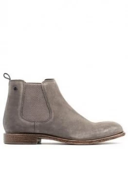 Image of Base London Flint Chelsea Boot - Grey