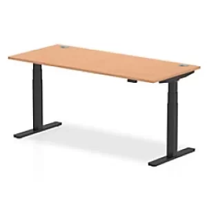 image of Dynamic Ergonomic Desk Impulse HASCP188BOAK Rectangular MFC 1800 mm x 800 mm x 730 mm Grey Oak