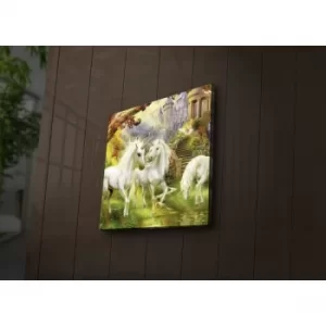 Image of 4040?ACT-43 Multicolor Decorative LED Lighted Canvas Painting