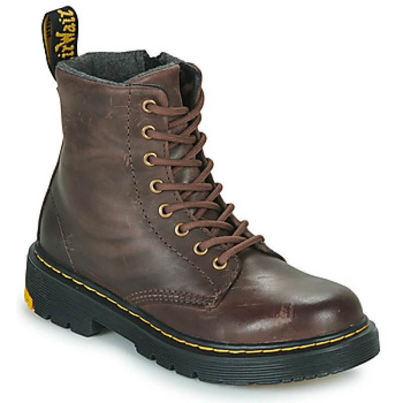 Image of Dr Martens brown 1460 Boys Junior boots Brown UK 1 (EU 33)