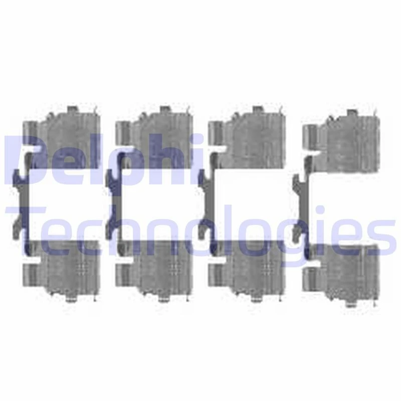 Image of DELPHI Brake pad fitting kit DELPHI LX0476