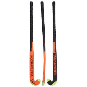 Image of Kookaburra Ember Wooden Hockey Stick Fluo Orange/Black 30" Light