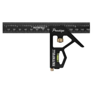 Image of Prestige Combination Square 150mm (6in) - Faithfull