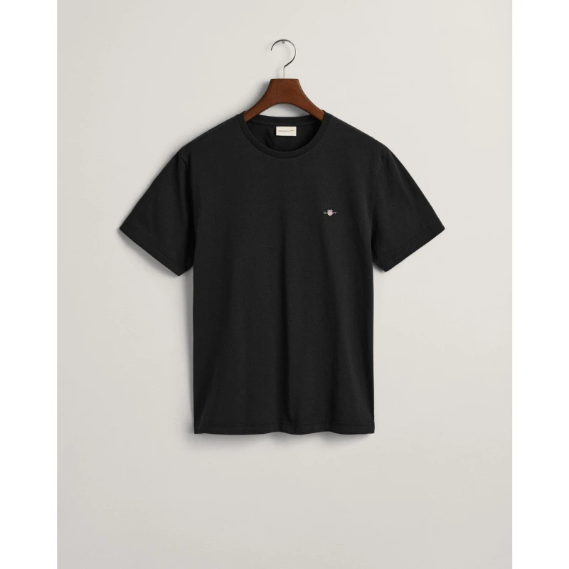 Image of Gant Regular Fit Shield T-Shirt Black 005 male 3XL