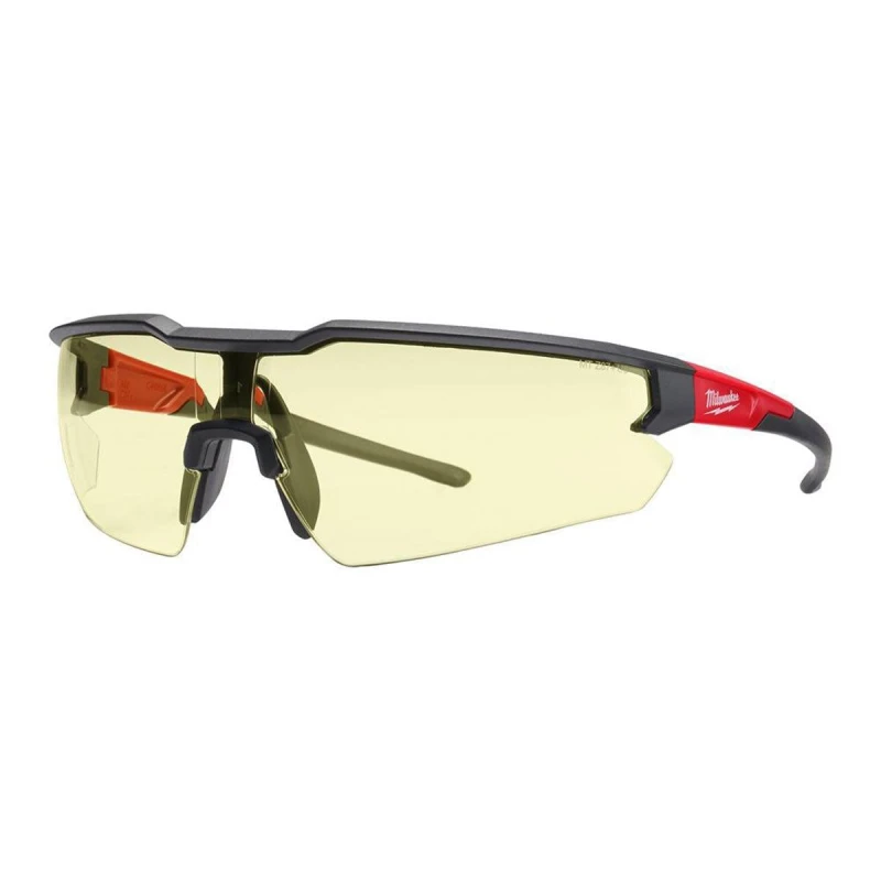 Image of Milwaukee Enhanced Anti Scratch and Anti Fog Safety Glasses Black Yellow 4932478927