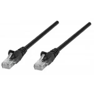 Image of Intellinet Network Patch Cable Cat6 15m Black Copper U/UTP PVC RJ45 Gold Plated Contacts Snagless Booted Lifetime Warranty Polybag