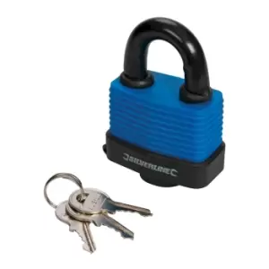 image of Silverline Weather-Resistant Padlock 60mm 598493