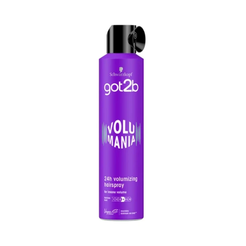 Image of got2b Volumania 'Hair Spray' 3x300ml Purple