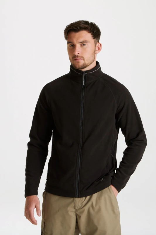 Image of Craghoppers Craghoppers Men 'Expert Corey 200' Insulating Fleece Jacket in Black Size: Small Black S Male 5054904639991