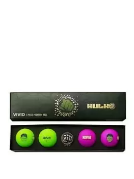 Volvik Marvel 4 Ball + Marker Pack Hulk