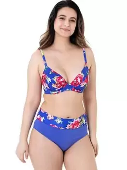 image of DORINA Classic Campora Hipster Bikini Brief, Blue, Size 10, Women