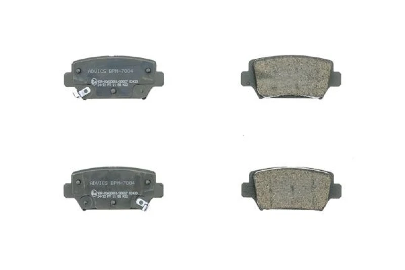 Image of AISIN BPM-7004 Brake pad set Brake Pad Set,disc brake (402)
