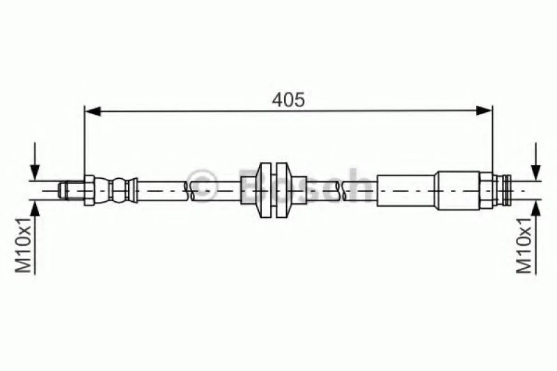 Image of Bosch 1 987 481 671 Brake Hose Brake Hose (83)