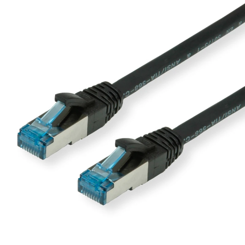 Image of VALUE 5m S/FTP Cat.6a networking cable Black Cat6a S/FTP (S-STP)