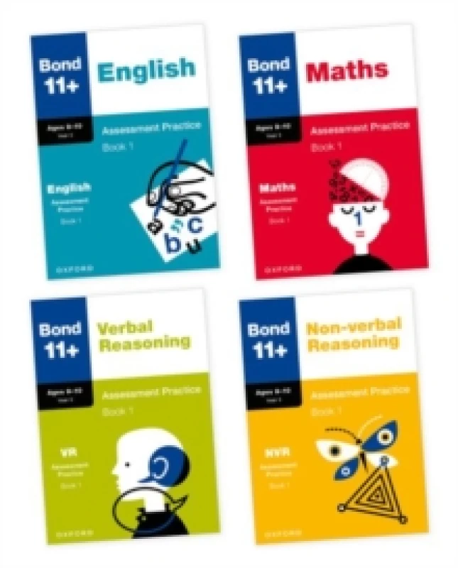 Image of Bond 11+ Assessment Practice Papers Bundle for Age 9-10: English, Maths, Non-verbal Reasoning, Verbal Reasoning: Ready for the 2026 exam for GL Assess