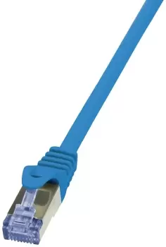 image of LogiLink Cat6a S/FTP, 3m networking cable Blue S/FTP (S-STP)