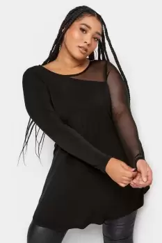 Image of Half Mesh Swing Top