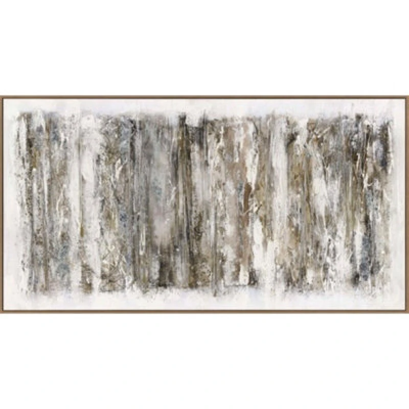 Image of Ethereal Hand Painted Canvas In Frame
