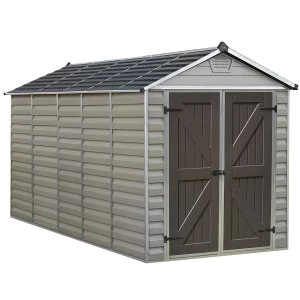 Image of Palram SkyLight Shed 6 x 12 - Tan