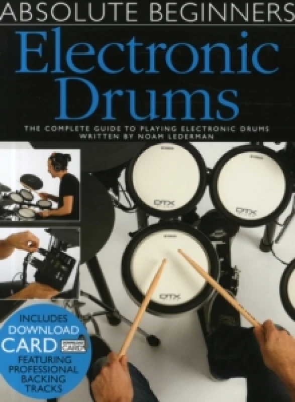 Image of Absolute Beginners Electric Drums Book and Download Card Book